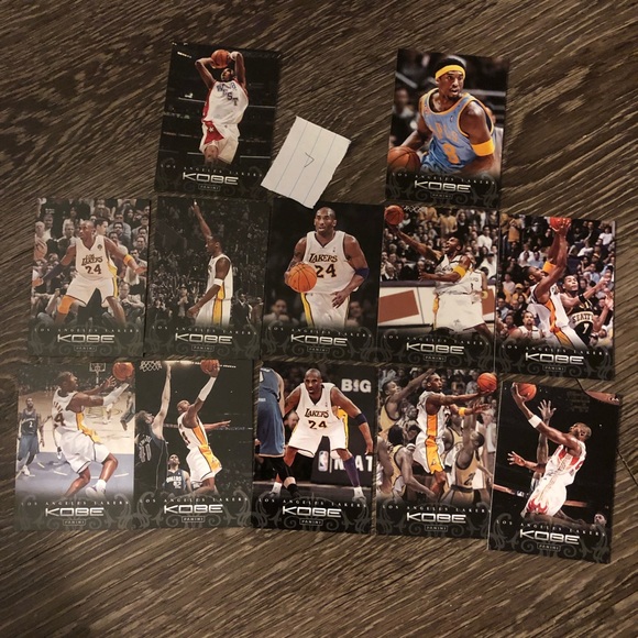 Nike Jewelry - 12 Kobe Bryant Cards white jersey